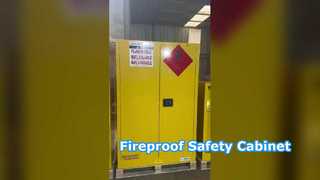 Hocheffizienter 45-Gallonen-Sicherheitsschrank mit Brandschutz