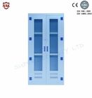 Blaues ätzendes Speicherkabinett mit Doppeltür-Polypropylen-Kabinett