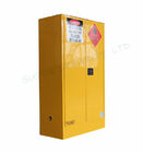 Gelbe Farben-chemisches brennbares Speicher-Kabinett mit Doppelentlüftungen für gefährliche Waren 250L