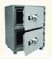 Dreifach-gefalteter feuerfester sicherer Kasten der Tür mit Kratzer-widerstehen Pulver-Beschichtung auf EGI-Stahlplatte/Kunststoffschale